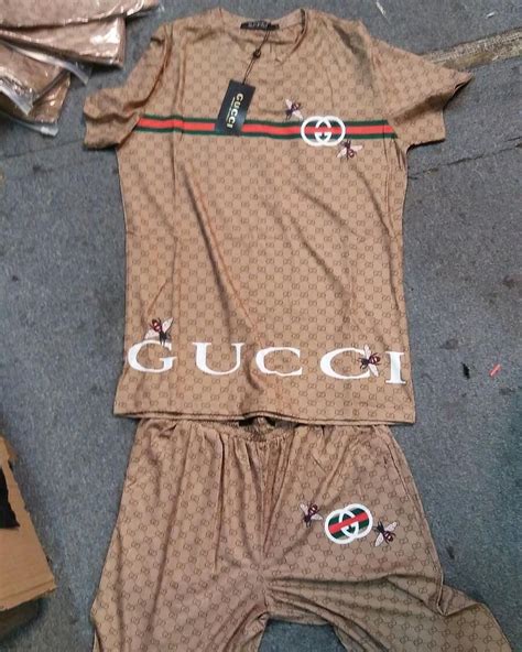 gucci mens matching set